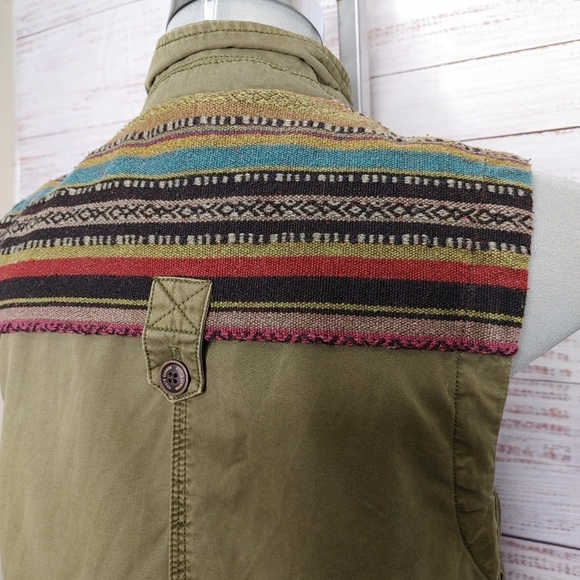 Roots Woven Utility Vest Size XS - Picture 8 of 16